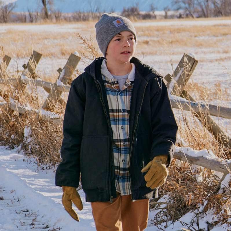 Boys' Flannel Quilt Lined Active Jac (Child/Youth) - Image 2