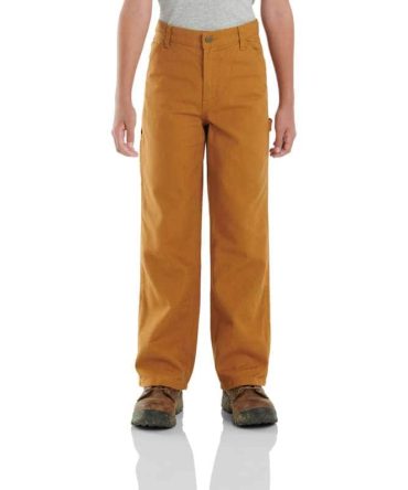 Boys' Canvas Dungaree Flannel-Lined (Child/Youth)