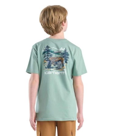 Boys' Short Sleeve Vehicle Pocket T-Shirt (Child/Youth)