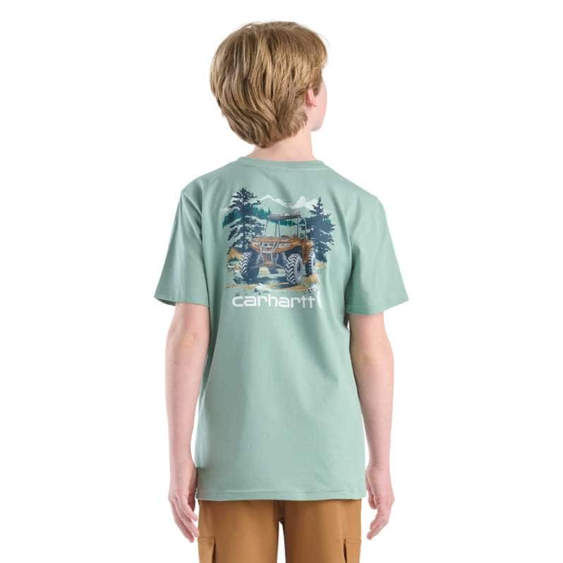 Boys' Short Sleeve Vehicle Pocket T-Shirt (Child/Youth)