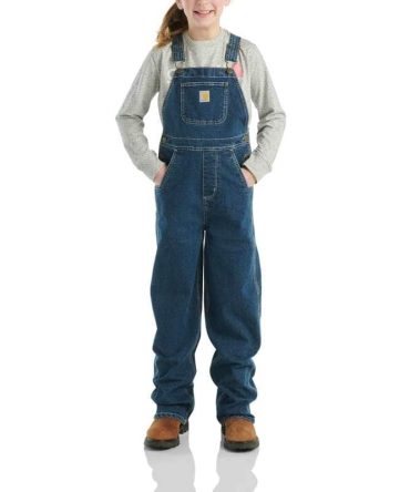 Girls' Unlined Denim Bib Overall (Child/Youth)