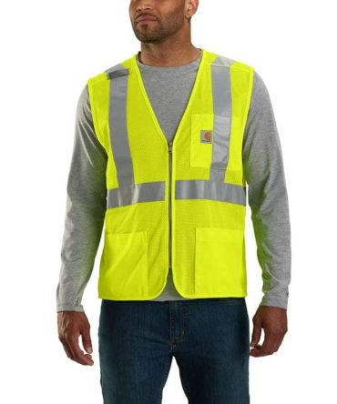 High-Visibility Mesh Multi-Pocket Class 2 Vest
