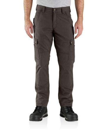 Relaxed Straight Ripstop Double-Front Cargo Work Pants