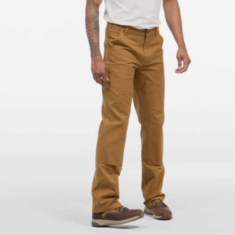 Relaxed Straight Rugged Flex® Duck Double-Front Dungaree Work Pants - Image 2