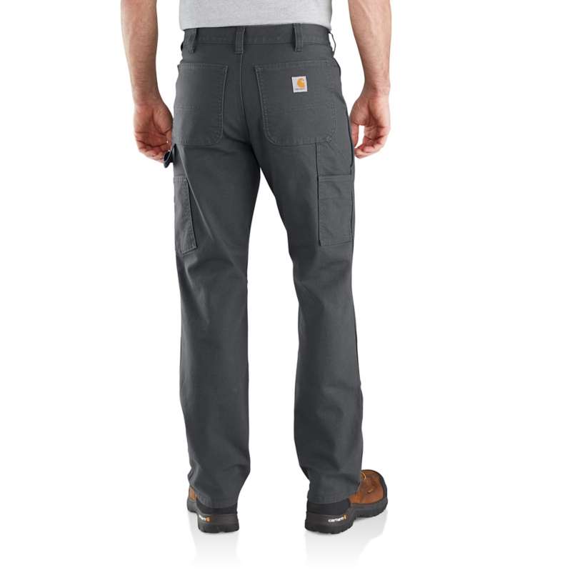 Relaxed Straight Rugged Flex® Duck Double-Front Dungaree Work Pants - Image 3