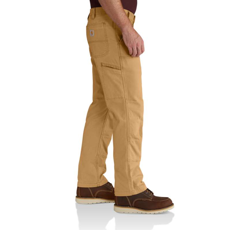 Relaxed Straight Rigby Double-Front Canvas Dungaree Work Pants - Image 3