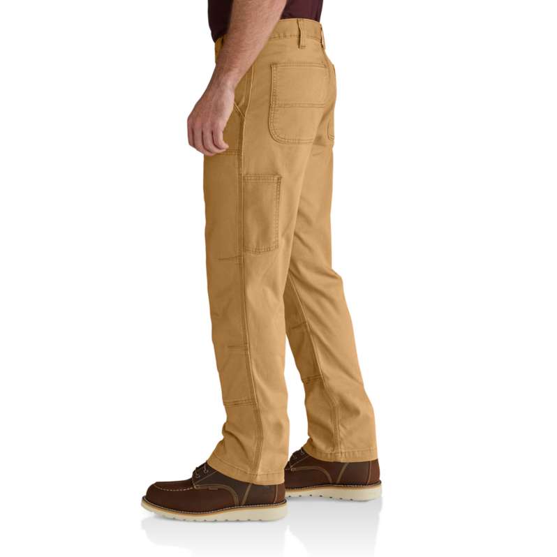 Relaxed Straight Rigby Double-Front Canvas Dungaree Work Pants - Image 4