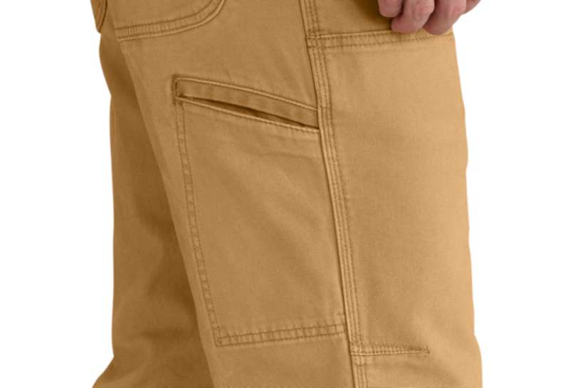 Relaxed Straight Rigby Double-Front Canvas Dungaree Work Pants - Image 7