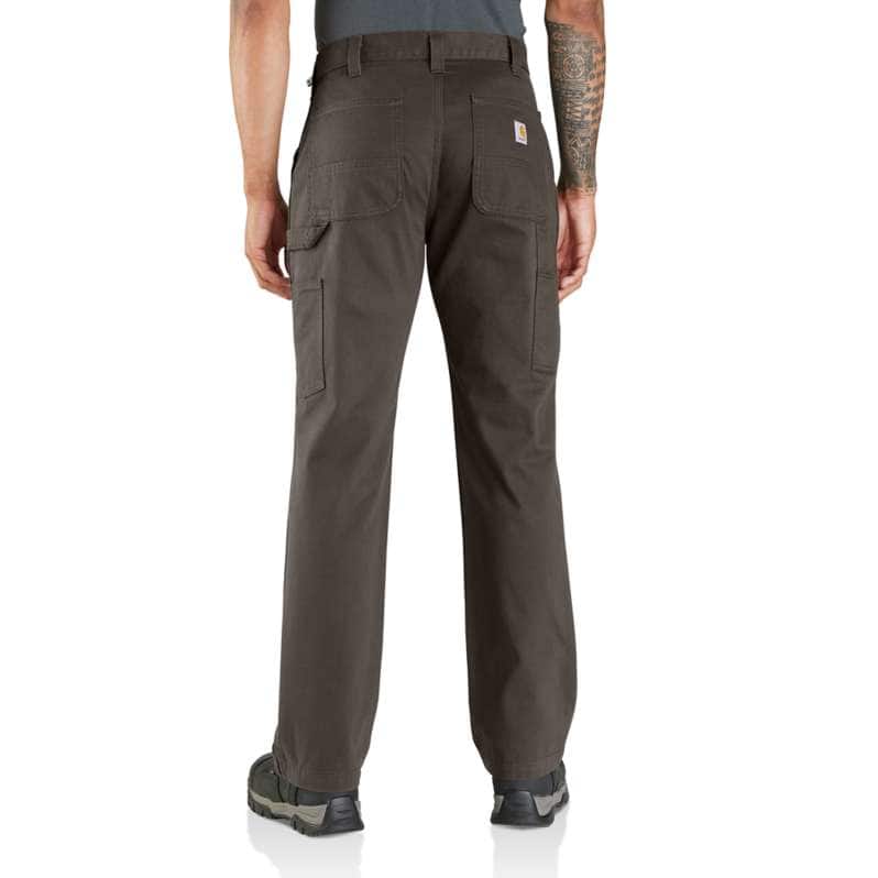 Relaxed Straight Twill Dungaree Work Pants - Image 2