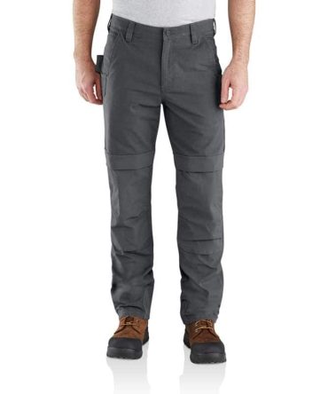 Relaxed Straight Steel Rugged Flex® Ripstop Double-Front Dungaree Work Pants