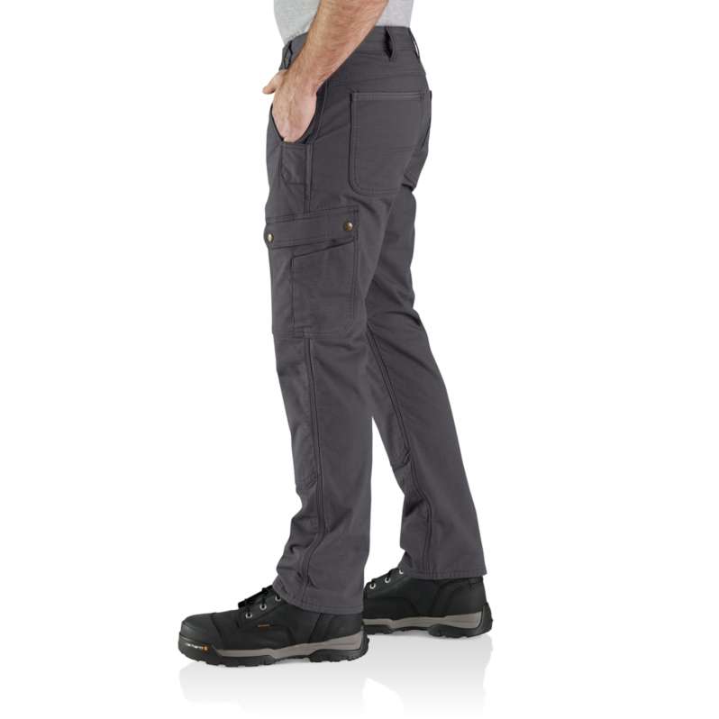 Relaxed Straight Ripstop Lined Cargo Work Pants - Image 3