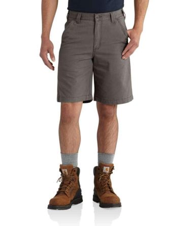 Relaxed 10" Rigby Canvas Dungaree Work Shorts