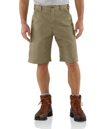 Loose Fit Canvas Utility Work Short