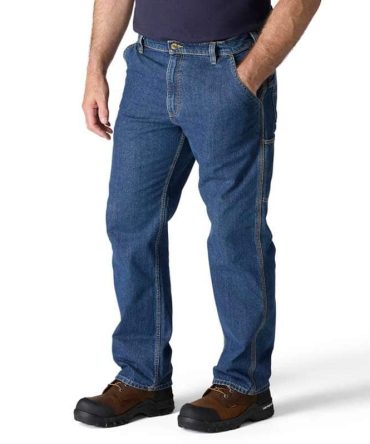 FR Loose Straight Denim Dungaree