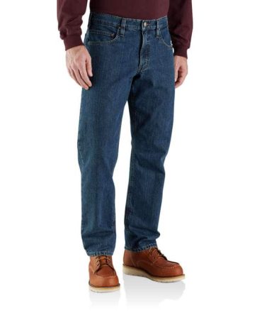 Relaxed Straight Lined Jeans