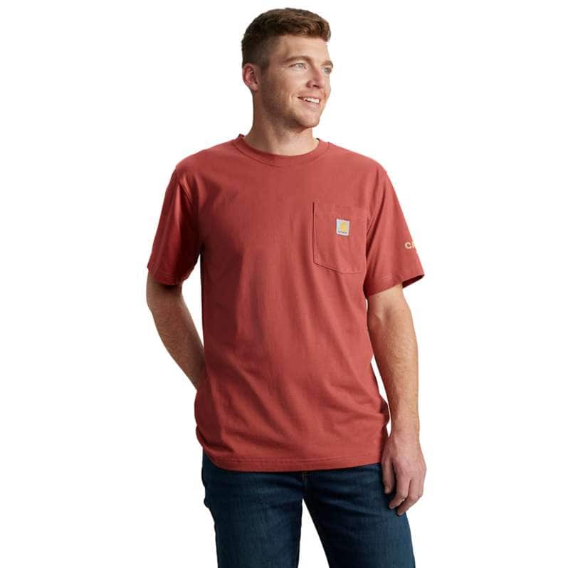 Relaxed Fit Lightweight Short-Sleeve Pocket Railroad Graphic T-Shirt - Image 2