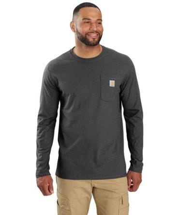 Carhartt Force® Relaxed Fit Long-Sleeve Pocket T-Shirt