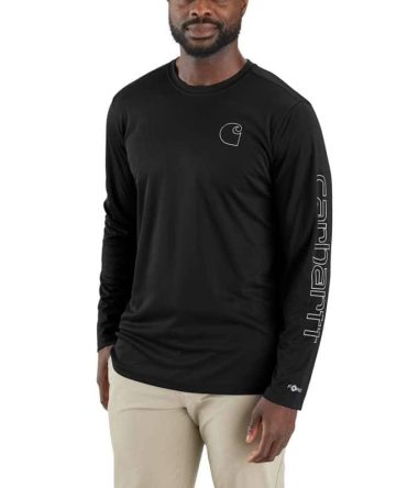 Force Sun Defender™ Lightweight Long-Sleeve Logo Graphic T-Shirt