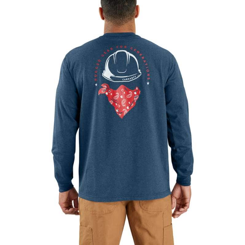 Flame-Resistant Force Loose Fit Lightweight Long-Sleeve Bandana Graphic T-Shirt