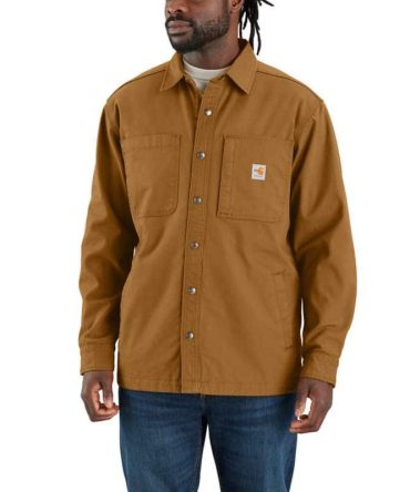 Flame-Resistant Rugged Flex® Canvas Shirt Jac
