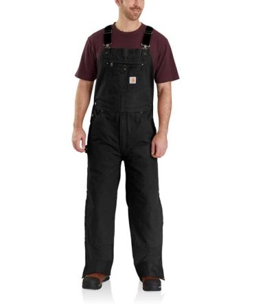 Men's Insulated Bib Overall - Loose Fit - Duck - 3 Warmest Rating