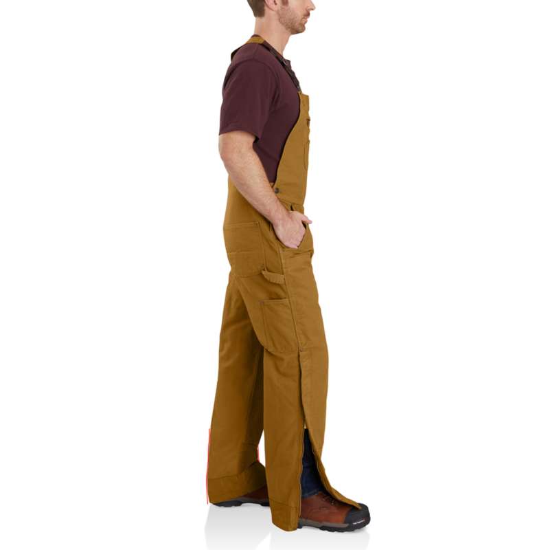 Men's Insulated Bib Overall - Loose Fit - Duck - 3 Warmest Rating - Image 3