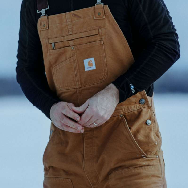 Men's Insulated Bib Overall - Loose Fit - Duck - 3 Warmest Rating - Image 6