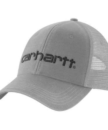 Canvas Mesh-Back Logo Graphic Cap