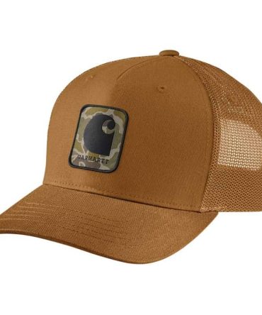 Rugged Flex® Twill Mesh-Back Camo Patch Cap