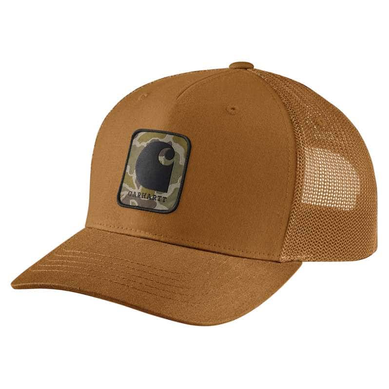 Rugged Flex® Twill Mesh-Back Camo Patch Cap