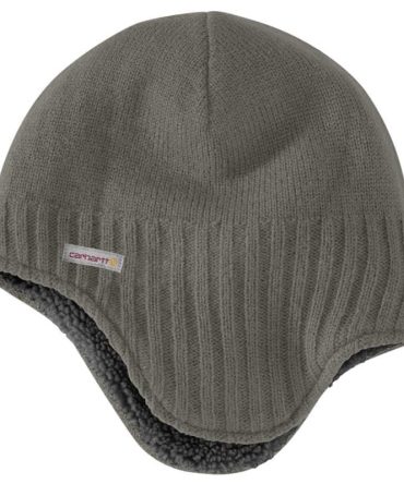 Knit Sherpa Lined Earflap Hat