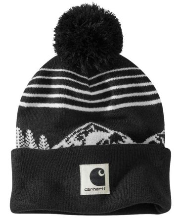 Knit Pom Mountain Beanie