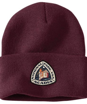 Knit Cuffed Acadia National Park Patch Beanie